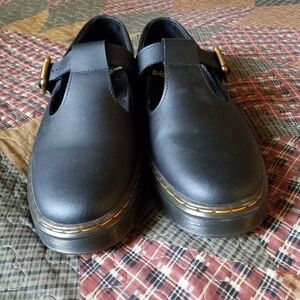 Dr. Martens Zavala MJ Black Leather Shoes